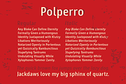 Polperro Sans, a Sans Serif Font by The Traveling Fox (Thumbnail 3 of 4)