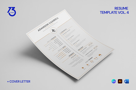 Resume Template Vol. 4