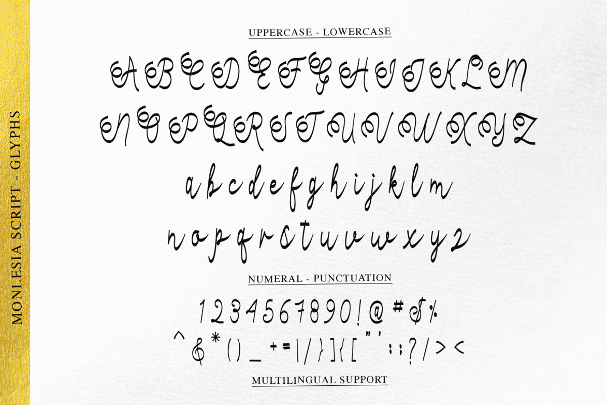 Monlesia Script preview 8