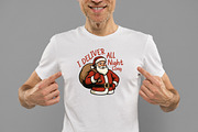 Funny Santa Claus I Deliver All PNG, an Illustration by Daily.Designs (Thumbnail 2 of 5)