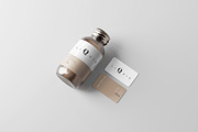 Amber Glass Medicine Bottle Mockup, a Cups & Container Mockup by pmvch (Thumbnail 2 of 10)