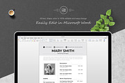 Modern Corporate Resume Template, a Resume Template by ResumeInventor (Thumbnail 4 of 5)