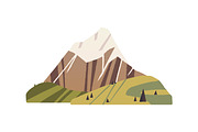 Rocky mountain landscapes set, an Object Illustration by PaperTrident (Thumbnail 5 of 13)