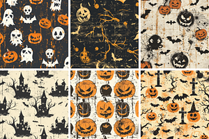 Halloween Shabby Paper Patterns