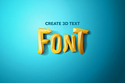 Twist Psd 3D Letters, an Object Graphic by GK Creative (Thumbnail 2 of 10)