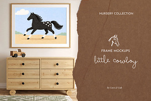 Boys Bedroom Frame Mockup