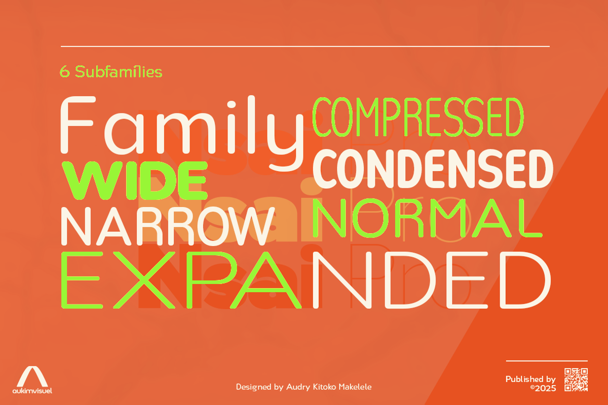Nsai Pro Rounded Narrow, a Font by Aukimvisuel (Photo 6 of 12)