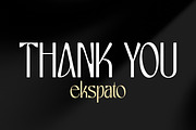 Ekspato Display Font, a Sans Serif Font by Ekahermawan (Thumbnail 12 of 12)
