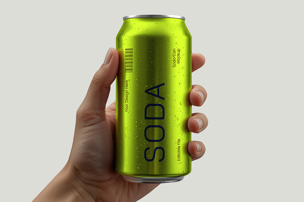 Metal Soda Can Mockup Bundle, a Packaging Mockup by graphypix (Photo 14 of 15)