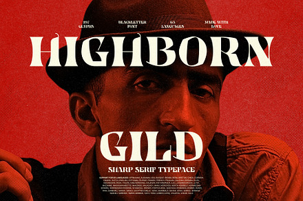 Highborn Gild - Sharp Blackletter