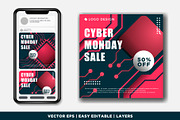 bundle discount 50% Monday cyber, a Social Media Template by Izalsye (Thumbnail 2 of 5)