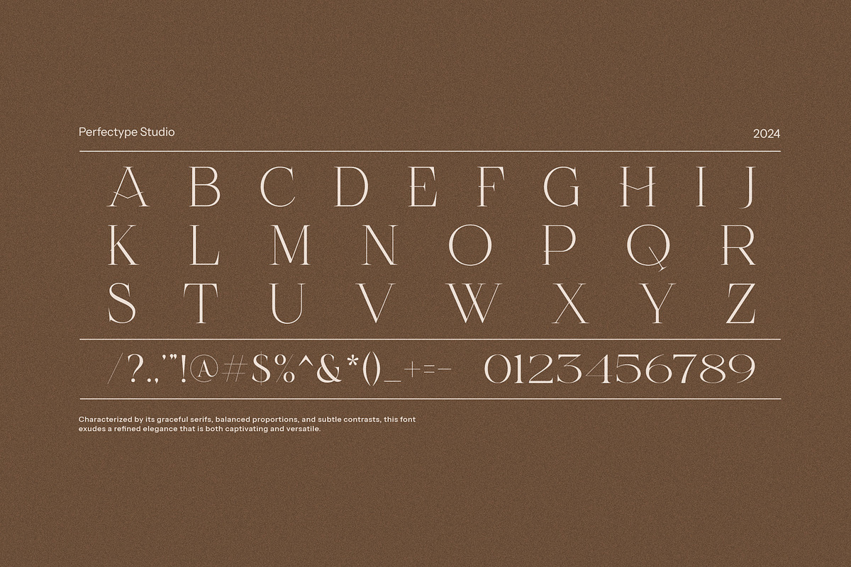 Serifa Elegant Serif Font, a Serif Font by Perfectype (Photo 8 of 8)
