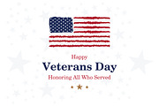 Happy Veterans Day. Greeting Card, an Object Graphic by VADISH ZAINER (Thumbnail 2 of 2)