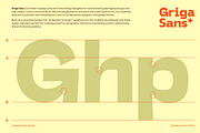 Griga Sans - Font Family, a Sans Serif Font by Graptail (Thumbnail 2 of 18)