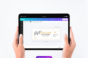 Canva Gift Certificate Template PDF