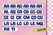 Agtir Bubble - Playful Logo Font, a Sans Serif Font by Nirmana Visual (Thumbnail 11 of 15)