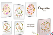 Easter Animal Watercolor Clipart Set, a Seasonal Illustration by ZabolotnaArt (Thumbnail 7 of 14)