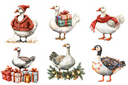 Christmas Silly Goose PNG Clipart, an Illustration by Designworld (Thumbnail 3 of 6)