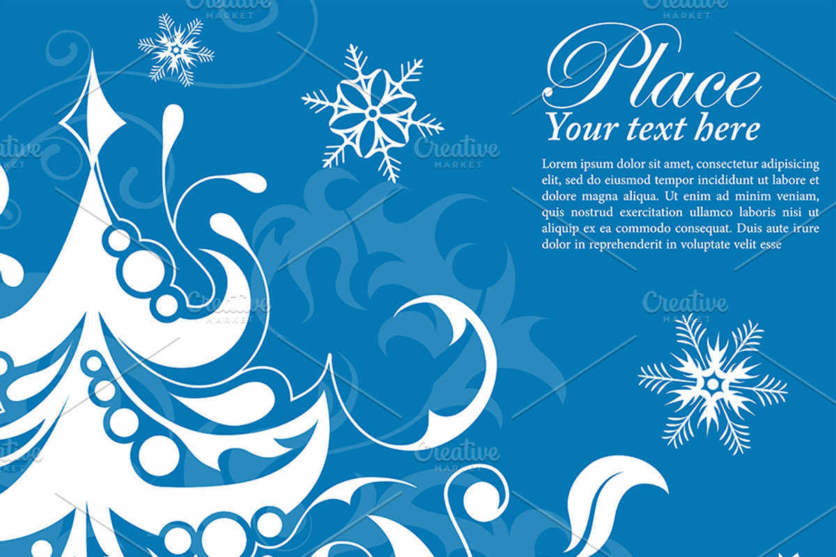 Christmas and New Year Backgrounds, a Decorative Illustration by TAlex (Photo 3 of 6)