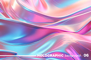 Iridescent Holographic Backgrounds, a Background Graphic by tatiankaart (Thumbnail 7 of 16)