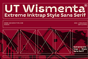 UT Wismenta - Extreme Inktrap Sans, a Sans Serif Font by Universitype (Thumbnail 1 of 15)
