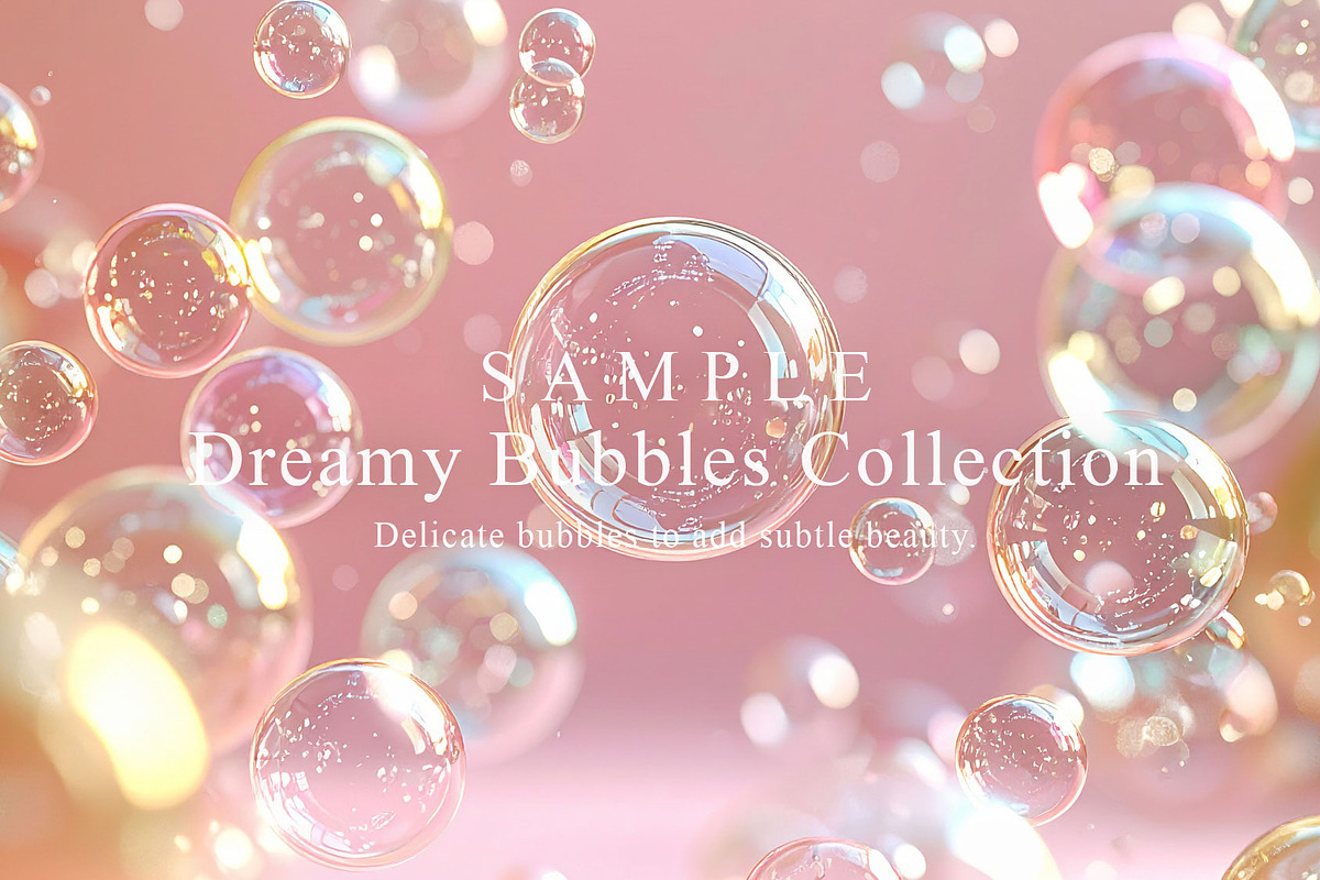 15 Dreamy Bubbles Collection, a Background Graphic by NOMO DESIGN (Photo 9 of 16)