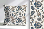 Vintage Floral Seamless Repeat, a Pattern Graphic by Sharon Schwalbe (Thumbnail 2 of 4)