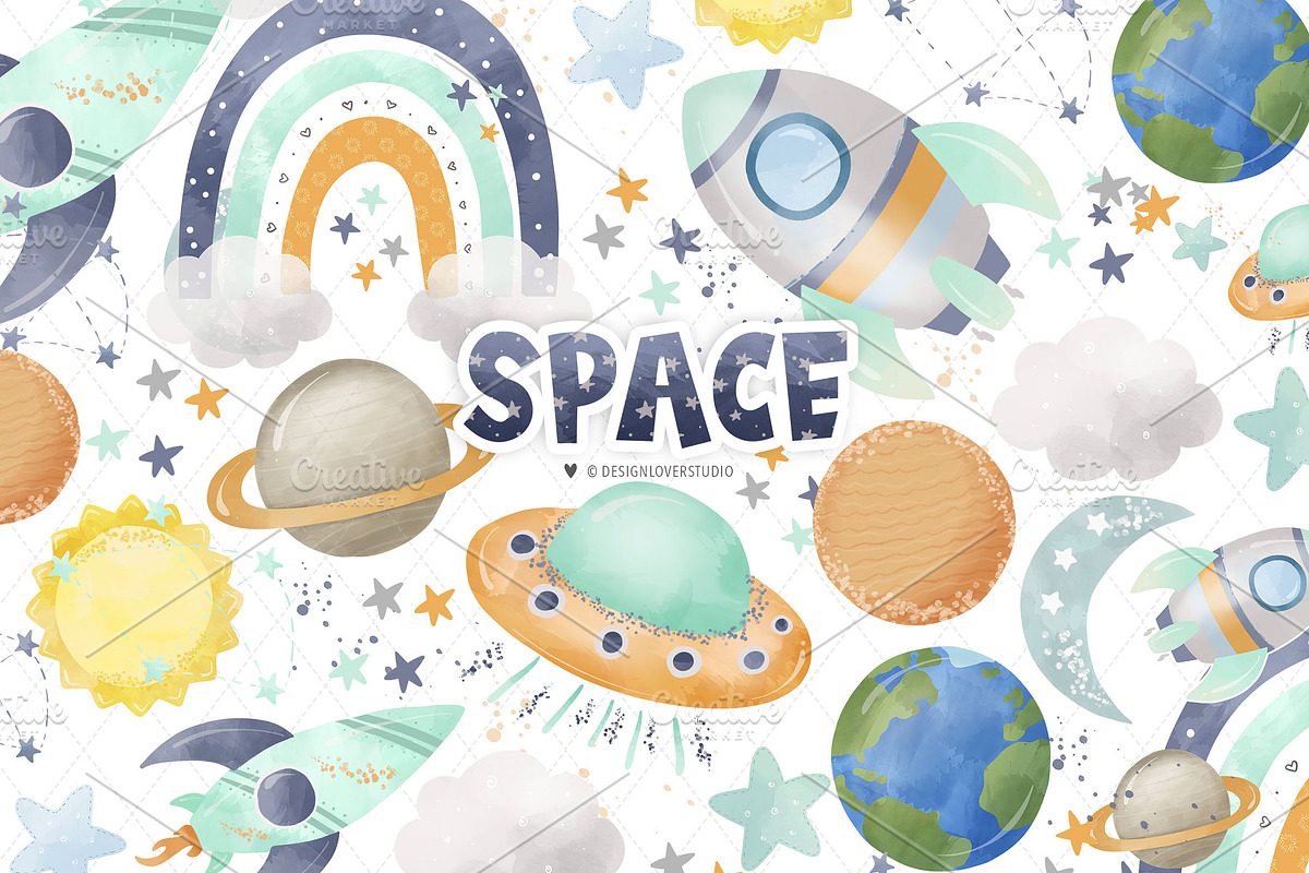 Space design, an Illustration by designloverstudio (Photo 1 of 3)