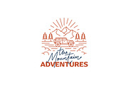 Holiday Mountain Trip Logo, a Branding & Logo Template by Signatoro (Thumbnail 4 of 4)