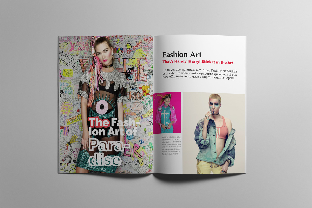 Fashion Magazne Layout Template, a Magazine Template by Swayang (Photo 17 of 24)
