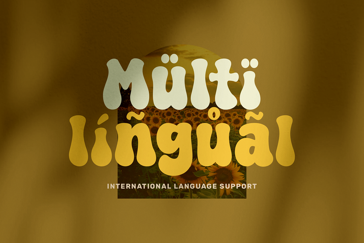 Super Monday - Fancy Retro Font, a Font by Ali Hamidi (Photo 8 of 9)