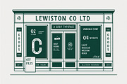 LEWISTON: A Serif Typeface, a Serif Font by Liszar Inzani (Thumbnail 1 of 13)