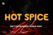 Hot Spice; Bold Display Font, a Sans Serif Font by Eko Bimantara (Thumbnail 1 of 6)