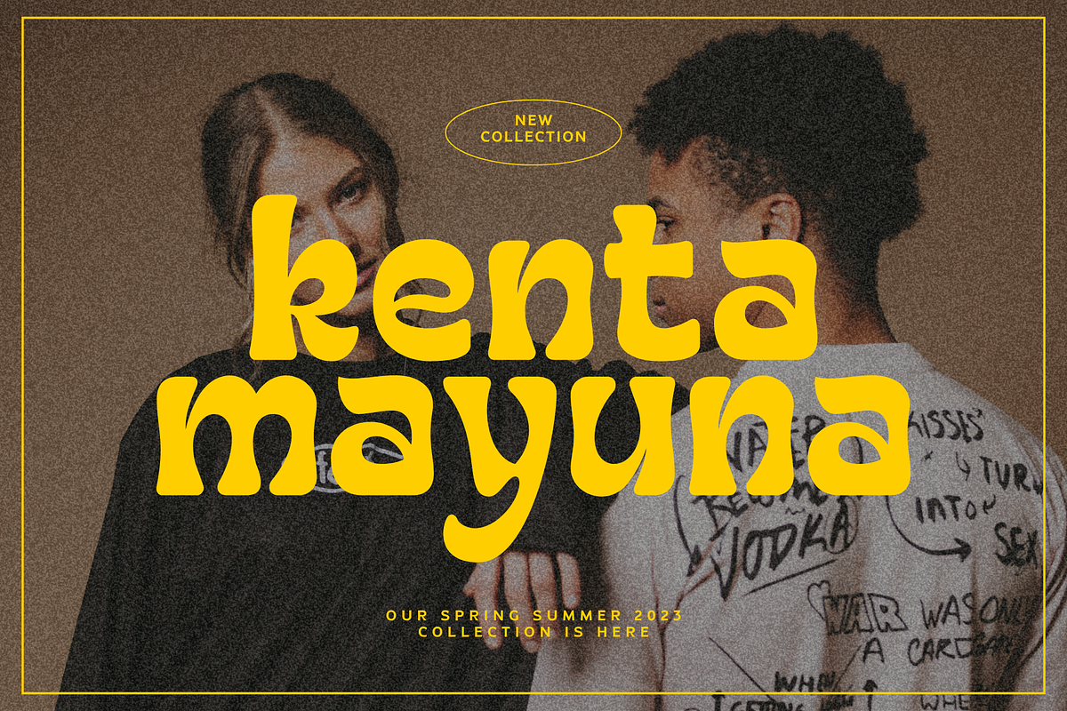 Young Romance - Retro Display Font, a Sans Serif Font by Sronstudio (Photo 12 of 13)