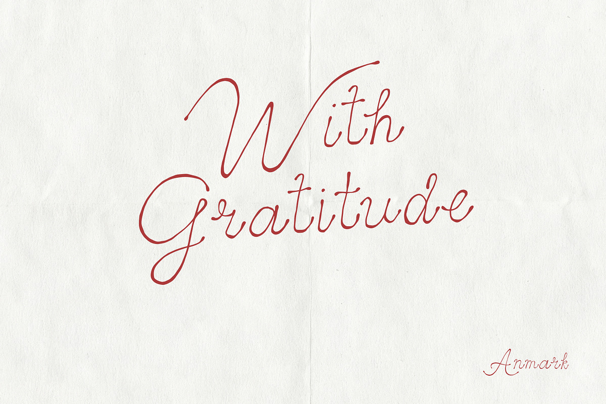 The Quietude Poetic Romantic Script, a Script Font by AnMark (Photo 13 of 13)