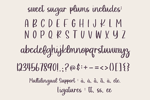 Sweet Sugar Plums - A Sweet Script