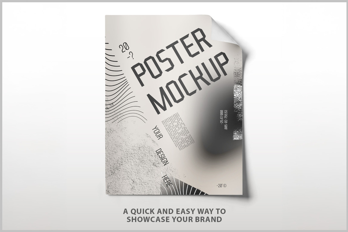 Poster Flyer Paper Sheet Mockup PSD, an Advertising Mockup by Bruno's Shop (Photo 2 of 4)