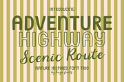 Adventure Highway Retro Nature Font, a Handwritten Font by Kaya Fonts (Thumbnail 33 of 33)
