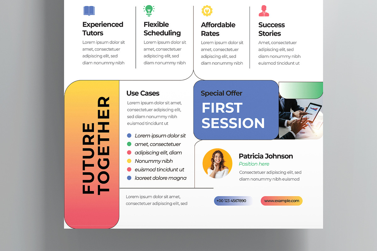 Professional Expert Futoring, a Flyer Template by MightyDesign (Photo 3 of 8)