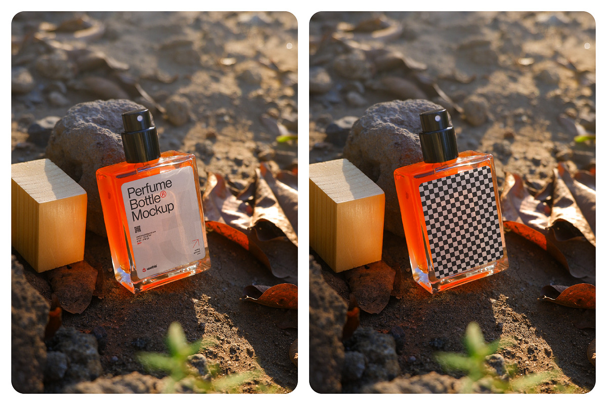 Terrain Perfume Bottle Mockup PSD, a Packaging Mockup by Usethis Mockup (Photo 2 of 8)