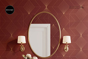Bathroom Wallpaper Furniture Mockup, a Household Mockup by Mocart (Thumbnail 2 of 7)