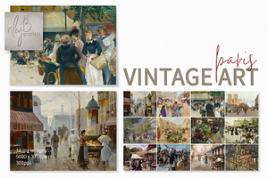 Paris Vintage Art