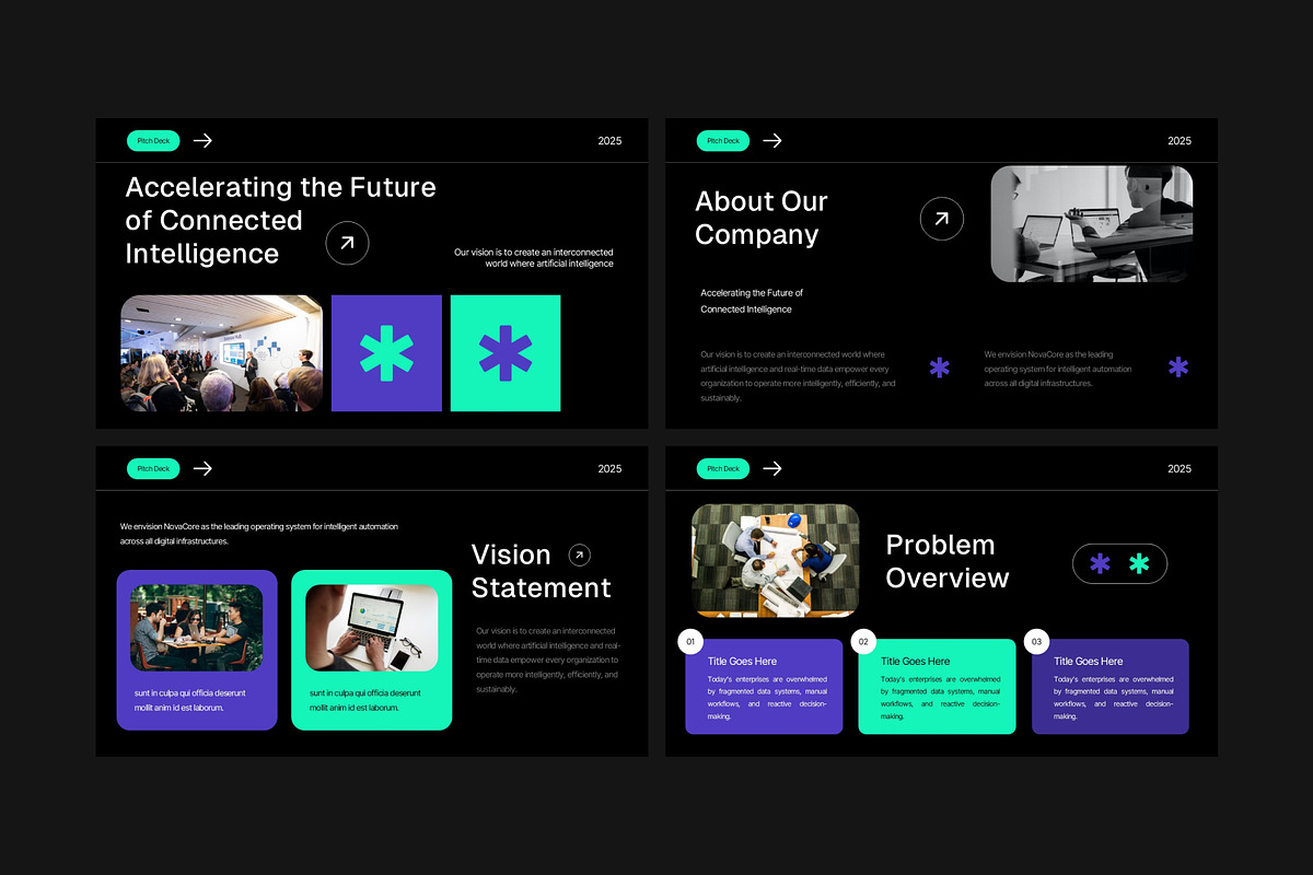 Futuristic Tech Startup Pitch Deck, a Presentation Template by Eklip Studio (Photo 4 of 6)