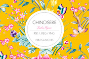 Chinoiserie, hand painted prints., a Pattern Graphic by TSTUDIO (Thumbnail 6 of 10)