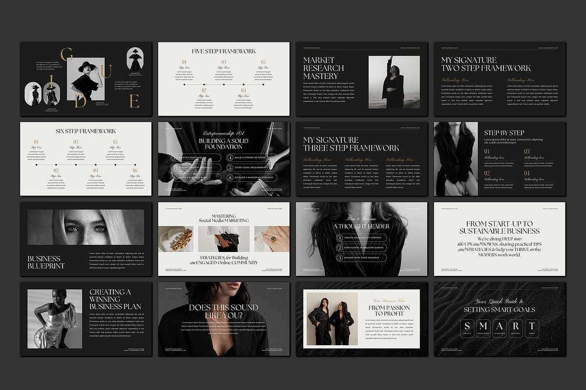 Business Coach Slide Deck CANVA, a Presentation Template by Studio Loire (Photo 7 of 10)