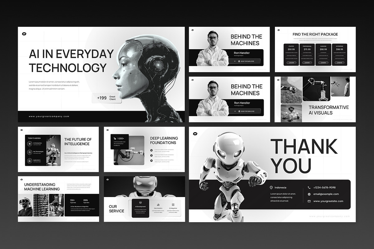 AI Technology Google Slides, a Presentation Template by Antstheme (Photo 3 of 4)