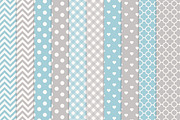 Grey & Blue Owl Vectors & Papers, an Animal Illustration by Amanda Ilkov (Thumbnail 3 of 3)