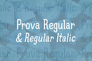 Prova Regular & Regular Italic, a Sans Serif Font by Satchel & Sage (Thumbnail 1 of 9)