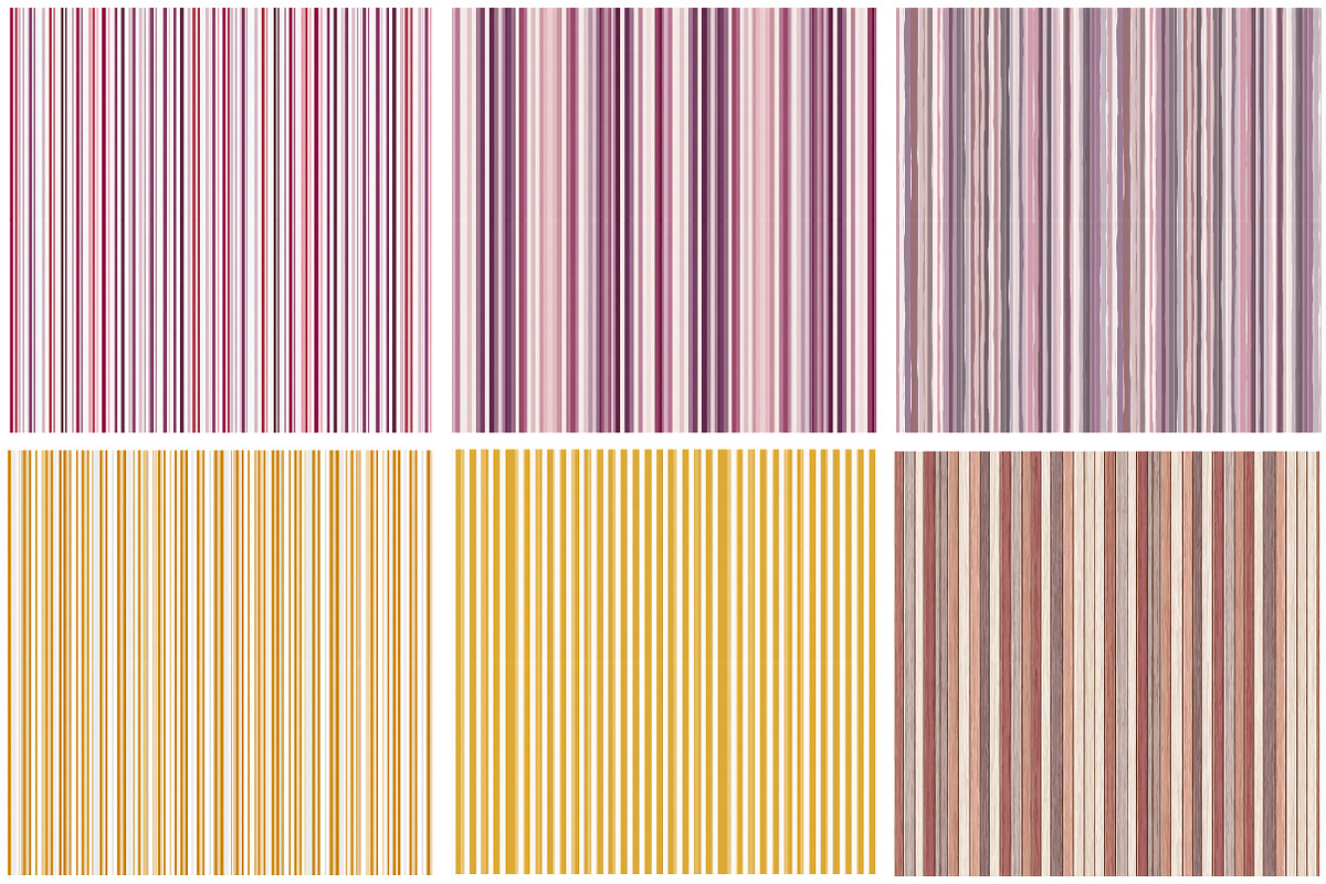 Neutral Stripes Digital Paper, a Pattern Graphic by Designking (Photo 2 of 4)