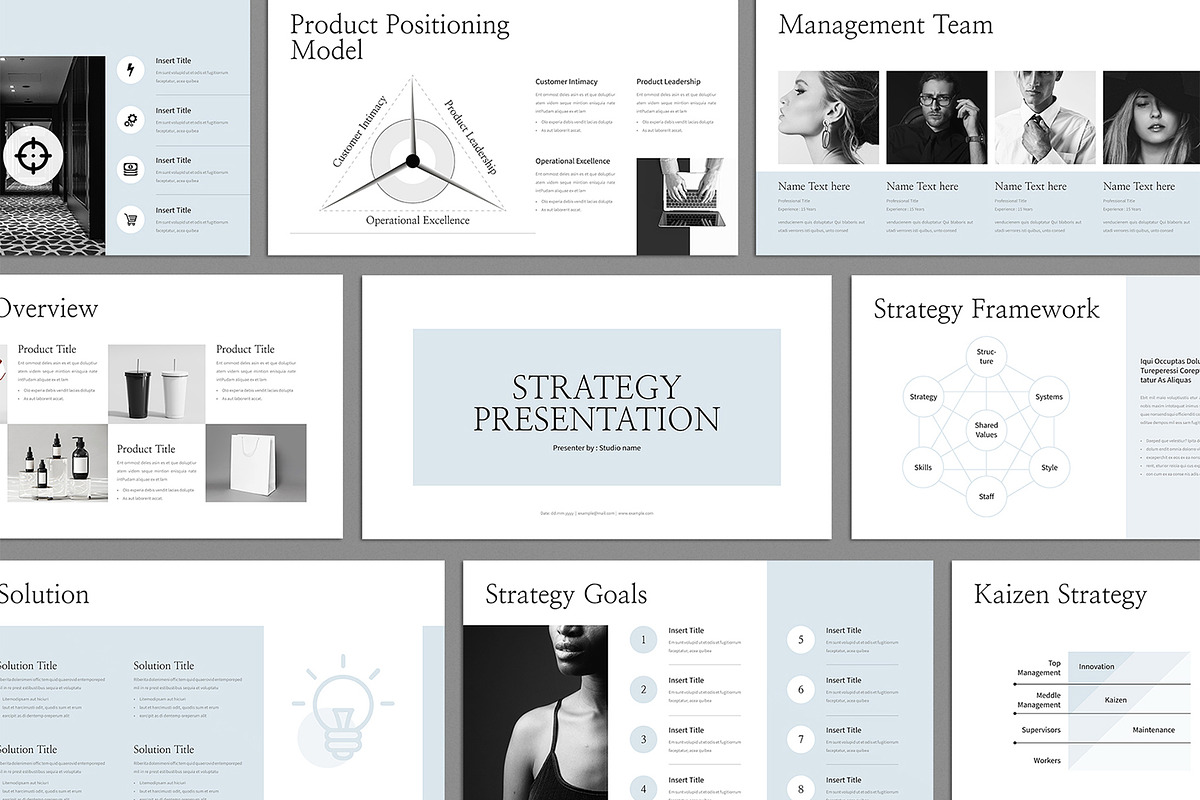 Business Strategy Presentation, a Presentation Template by E-Type (Photo 1 of 6)